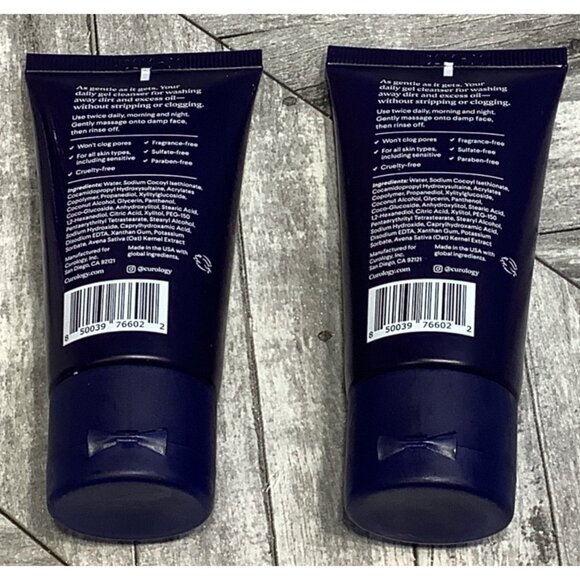 2 Curology Gentle Cleanser Lightly Foaming Face Wash 1.4 fl oz - Picture 2 of 4